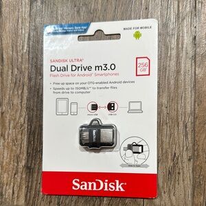 Sandisk Ultra Dual Drive m3.0 Flash Drive - Black